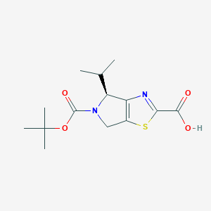 (S)-5-(tert-Butoxycarbonyl)-4-isopropyl-5,6-dihydro-4H-pyrrolo[3,4-d]thiazole-2-carboxylic acid