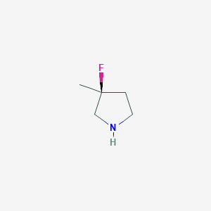 (3S)-3-Fluoro-3-methylpyrrolidine
