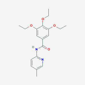 molecular formula C19H24N2O4 B332335 3,4,5-triethoxy-N-(5-methylpyridin-2-yl)benzamide 