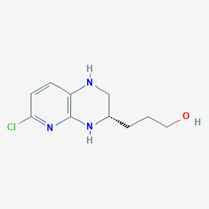 (S)-3-(6-Chloro-1,2,3,4-tetrahydropyrido[2,3-b]pyrazin-3-yl)propan-1-ol