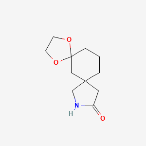 1,4-Dioxa-9-aza-dispiro[4.1.4.3]tetradecan-10-one