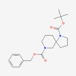 7-Benzyl 1-tert-butyl 1,7-diazaspiro[4.5]decane-1,7-dicarboxylate