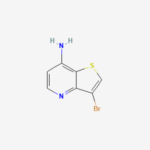 molecular formula C7H5BrN2S B3323459 3-Bromothieno[3,2-b]pyridin-7-amine CAS No. 1638764-23-4