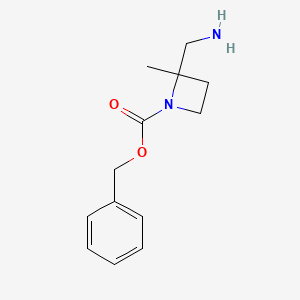 Benzyl 2-(aminomethyl)-2-methylazetidine-1-carboxylate