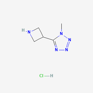 5-(Azetidin-3-yl)-1-methyl-1H-1,2,3,4-tetrazole hydrochloride