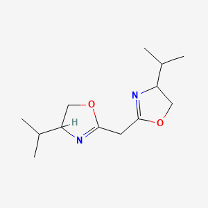 molecular formula C13H22N2O2 B3323582 Bis(4-isopropyl-4,5-dihydrooxazol-2-yl)methane CAS No. 164976-63-0