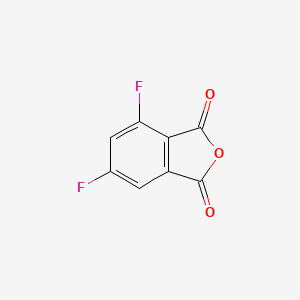 molecular formula C8H2F2O3 B3323605 4,6-Difluoroisobenzofuran-1,3-dione CAS No. 165730-63-2