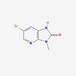 molecular formula C7H6BrN3O B3323629 6-Bromo-3-methyl-1h-imidazo[4,5-b]pyridin-2(3h)-one CAS No. 166047-16-1