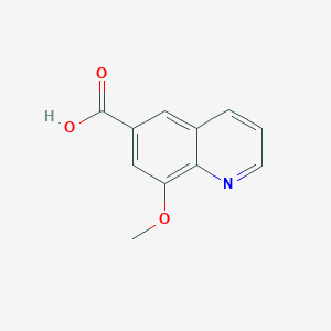 molecular formula C11H9NO3 B3323649 8-Methoxyquinoline-6-carboxylic acid CAS No. 1668584-26-6