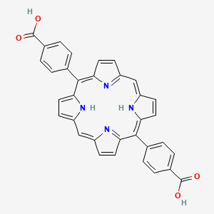 molecular formula C34H22N4O4 B3323682 Unii-2GI2zod0TV CAS No. 167777-26-6