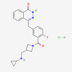 molecular formula C23H24ClFN4O2 B3323697 Unii-ZJ8S8D3DK3 CAS No. 1681020-60-9