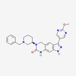 molecular formula C26H27N7O2 B3323733 Edaxeterkib CAS No. 1695534-88-3