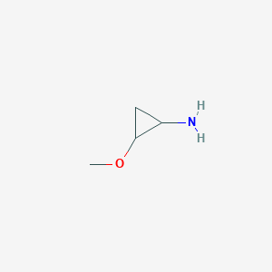 molecular formula C4H9NO B3323785 2-Methoxycyclopropan-1-amine CAS No. 1706429-77-7