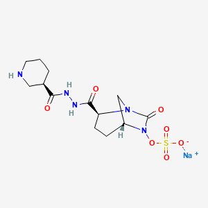 molecular formula C13H20N5NaO7S B3323798 Zidebactam sodium CAS No. 1706777-46-9