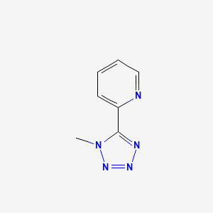 molecular formula C7H7N5 B3323810 2-(1-Methyltetrazol-5-yl)pyridine CAS No. 171018-16-9