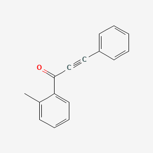 molecular formula C16H12O B3323838 3-Phenyl-1-(o-tolyl)prop-2-yn-1-one CAS No. 172264-69-6
