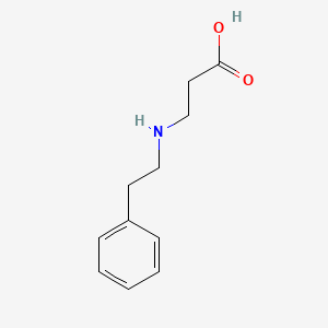 molecular formula C11H15NO2 B3323862 3-[(2-Phenylethyl)amino]propanoic acid CAS No. 173406-18-3