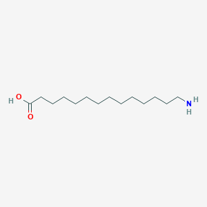 molecular formula C14H29NO2 B3323877 14-aminotetradecanoic Acid CAS No. 17437-20-6