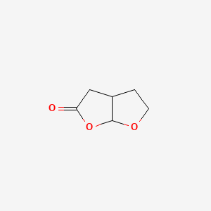 molecular formula C6H8O3 B3323884 Hexahydrofuro[2,3-b]furan-2-one CAS No. 174590-88-6