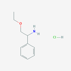 molecular formula C10H16ClNO B3323907 (R)-2-Ethoxy-1-phenylethan-1-amine hydrochloride CAS No. 175458-82-9