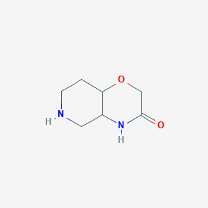 molecular formula C7H12N2O2 B3323958 Octahydro-2H-pyrido[4,3-b]morpholin-3-one CAS No. 1779577-12-6