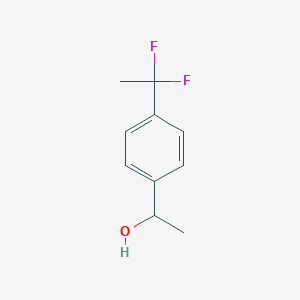 molecular formula C10H12F2O B3323985 1-(4-(1,1-Difluoroethyl)phenyl)ethanol CAS No. 1780591-16-3