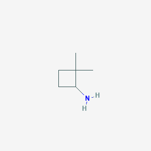 molecular formula C6H13N B3324032 2,2-Dimethylcyclobutan-1-amine CAS No. 1781791-33-0