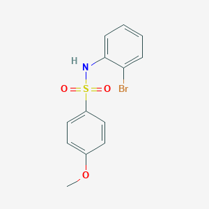 molecular formula C13H12BrNO3S B332406 N-(2-bromophenyl)-4-methoxybenzenesulfonamide 