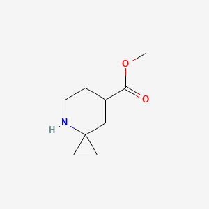 molecular formula C9H15NO2 B3324068 Methyl 4-azaspiro[2.5]octane-7-carboxylate CAS No. 1785243-56-2