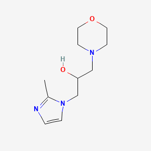 molecular formula C11H19N3O2 B3324165 Denitro-morinidazole CAS No. 1807608-40-7