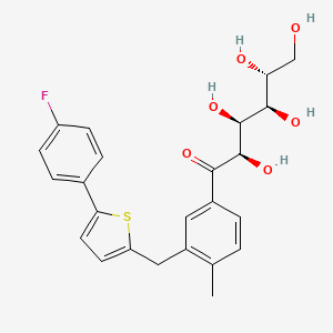 molecular formula C24H25FO6S B3324194 Unii-VG2B83MU6L CAS No. 1809403-04-0