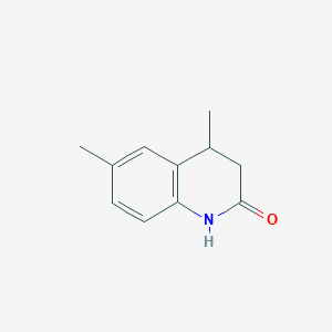 molecular formula C11H13NO B3324208 4,6-Dimethyl-3,4-dihydro-2(1h)-quinolinone CAS No. 181121-99-3