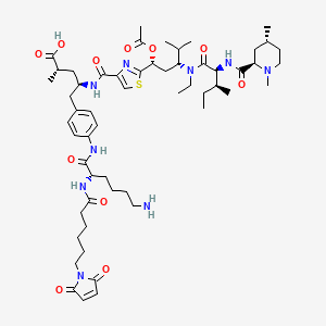 molecular formula C56H85N9O11S B3324243 Unii-1Y3DZ3604R CAS No. 1817736-04-1