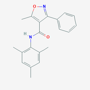 N-mesityl-5-methyl-3-phenylisoxazole-4-carboxamide