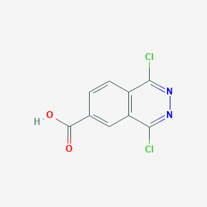 molecular formula C9H4Cl2N2O2 B3324342 1,4-Dichlorophthalazine-6-carboxylic acid CAS No. 182620-31-1