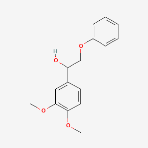 1-(3,4-Dimethoxyphenyl)-2-phenoxyethanol