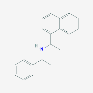 molecular formula C20H21N B3324366 (R)-1-(Naphthalen-1-yl)-N-((R)-1-phenylethyl)ethanamine CAS No. 183316-91-8