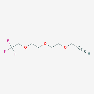 molecular formula C9H13F3O3 B3324384 1,1,1-Trifluoroethyl-PEG3-Propargyl CAS No. 1835759-73-3