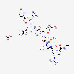 (Des-Gly10,D-His2,D-Ser(tBu)6,Pro-NHEt9)-LHRH Acetate