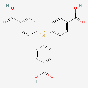 molecular formula C21H15O6Si B3324517 4,4',4''-Silanetriyltribenzoic acid CAS No. 1883576-35-9