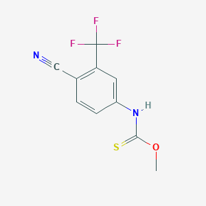 O-Methyl (4-cyano-3-(trifluoromethyl)phenyl)carbamothioate