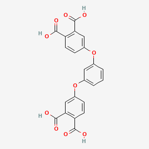 molecular formula C22H14O10 B3324563 4-[3-(3,4-二羧基苯氧基)苯氧基]邻苯二甲酸 CAS No. 18959-91-6