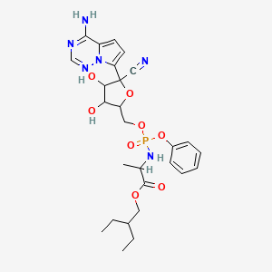 molecular formula C27H35N6O8P B3324606 Remdesivir (R)-Isomer CAS No. 1911578-75-0