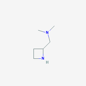 molecular formula C6H14N2 B3324630 (R)-1-(Azetidin-2-yl)-N,N-dimethylmethanamine CAS No. 1931944-95-4