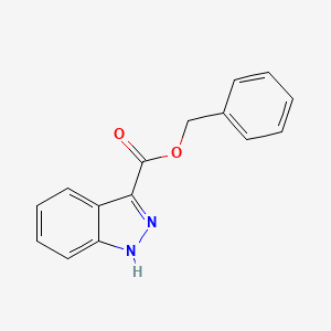 molecular formula C15H12N2O2 B3324715 benzyl 1H-indazole-3-carboxylate CAS No. 194490-32-9