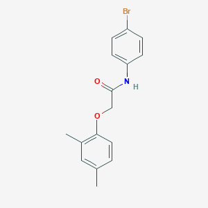 molecular formula C16H16BrNO2 B332474 N-(4-bromophenyl)-2-(2,4-dimethylphenoxy)acetamide 