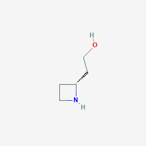 molecular formula C5H11NO B3324772 (R)-2-Azetidin-2-yl-ethanol CAS No. 1965314-52-6