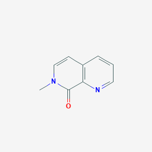 molecular formula C9H8N2O B3324797 7-Methyl-1,7-naphthyridin-8(7H)-one CAS No. 19693-56-2