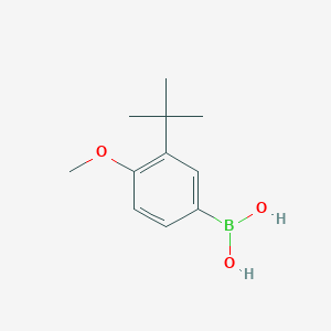 molecular formula C11H17BO3 B3324800 3-Tert-butyl-4-methoxyphenylboronic acid CAS No. 196960-96-0