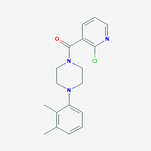 molecular formula C18H20ClN3O B332481 1-[(2-Chloro-3-pyridinyl)carbonyl]-4-(2,3-dimethylphenyl)piperazine 